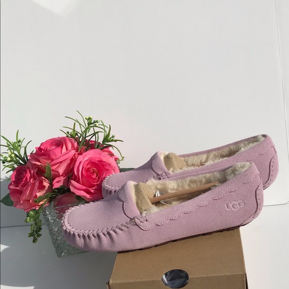 UGG Women's Moccasins in Light Pink - Picture 6 of 8